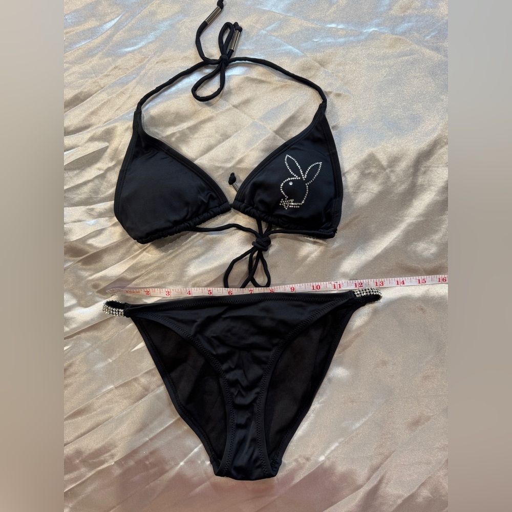 Playboy Rhinestone Bikini - Picture 3 of 9
